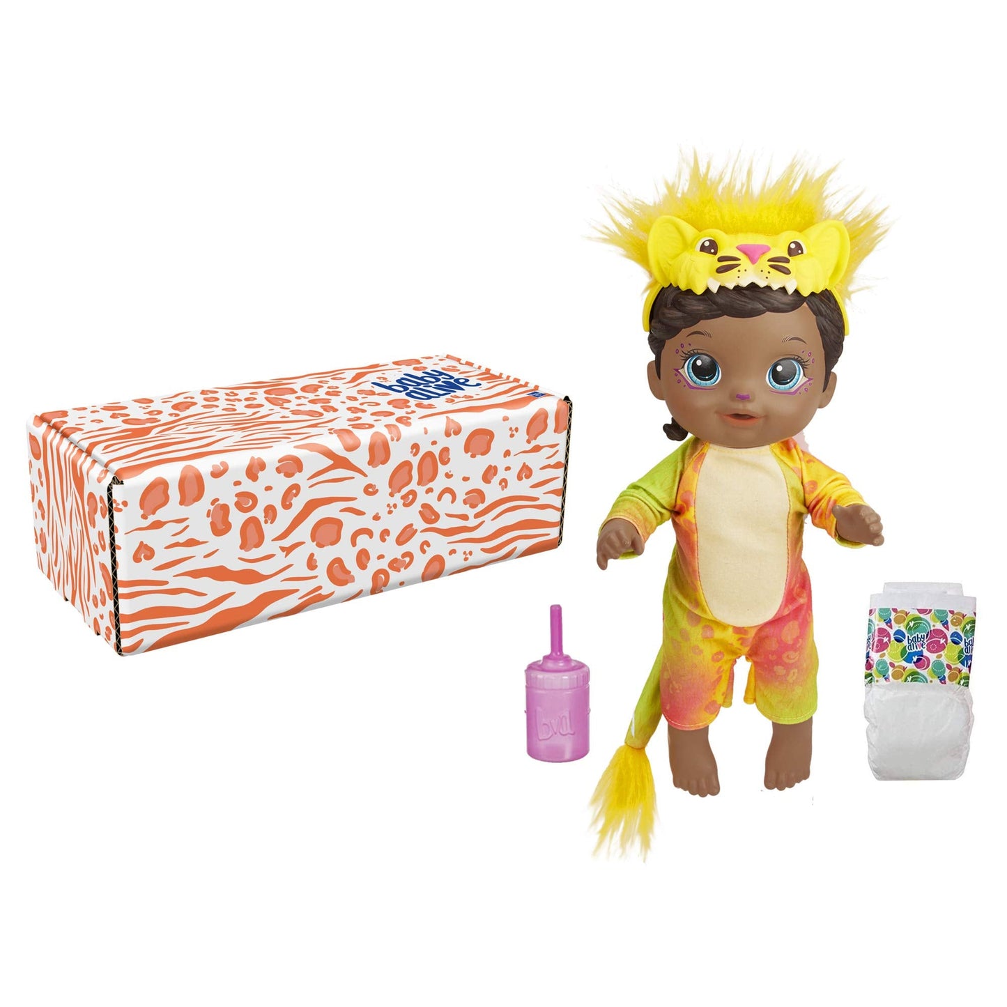 Baby Alive Rainbow Wildcats Doll – Lion-Themed Adventure with Drinks & Wets (Ages 3+)