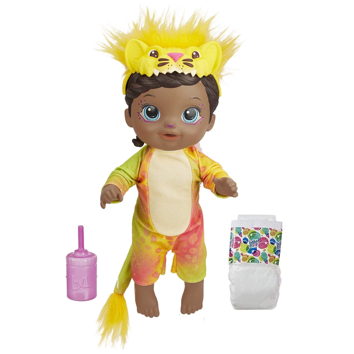 Baby Alive Rainbow Wildcats Doll – Lion-Themed Adventure with Drinks & Wets (Ages 3+)