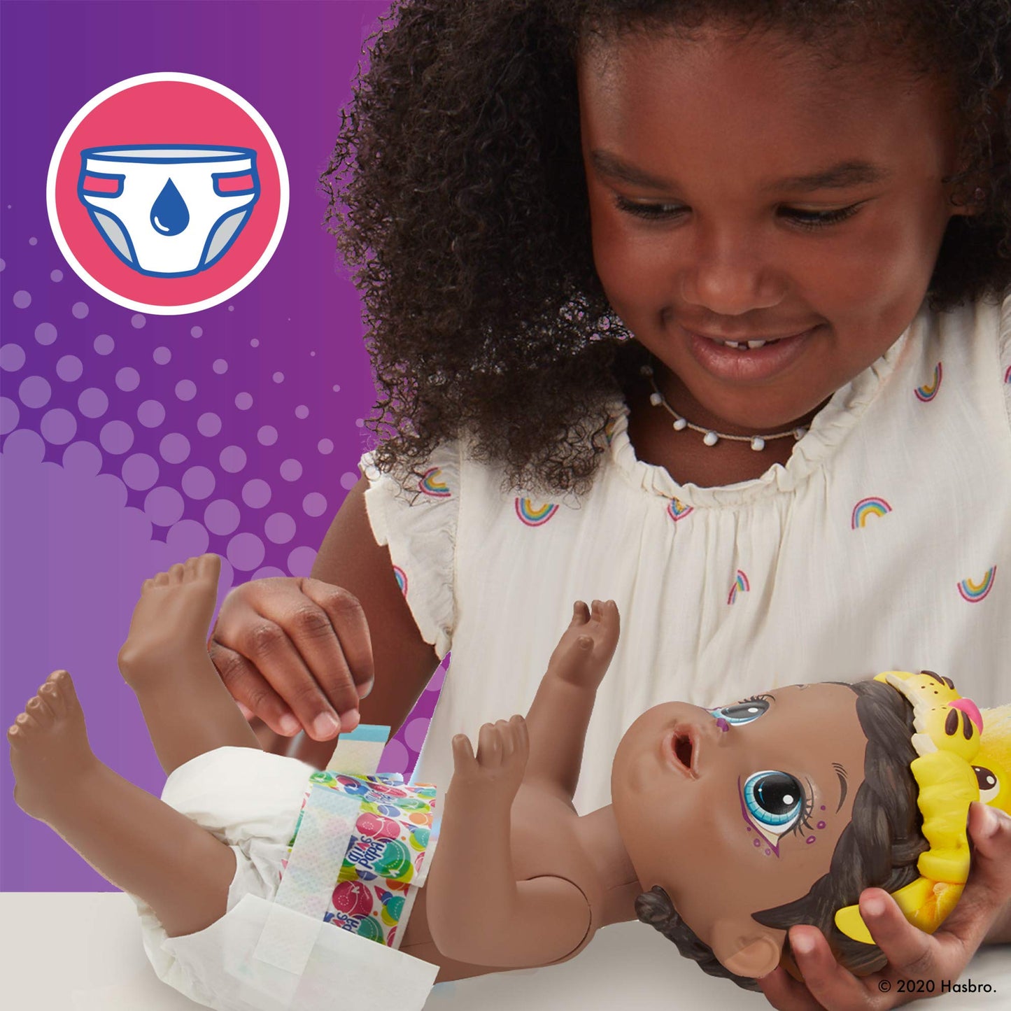 Baby Alive Rainbow Wildcats Doll – Lion-Themed Adventure with Drinks & Wets (Ages 3+)
