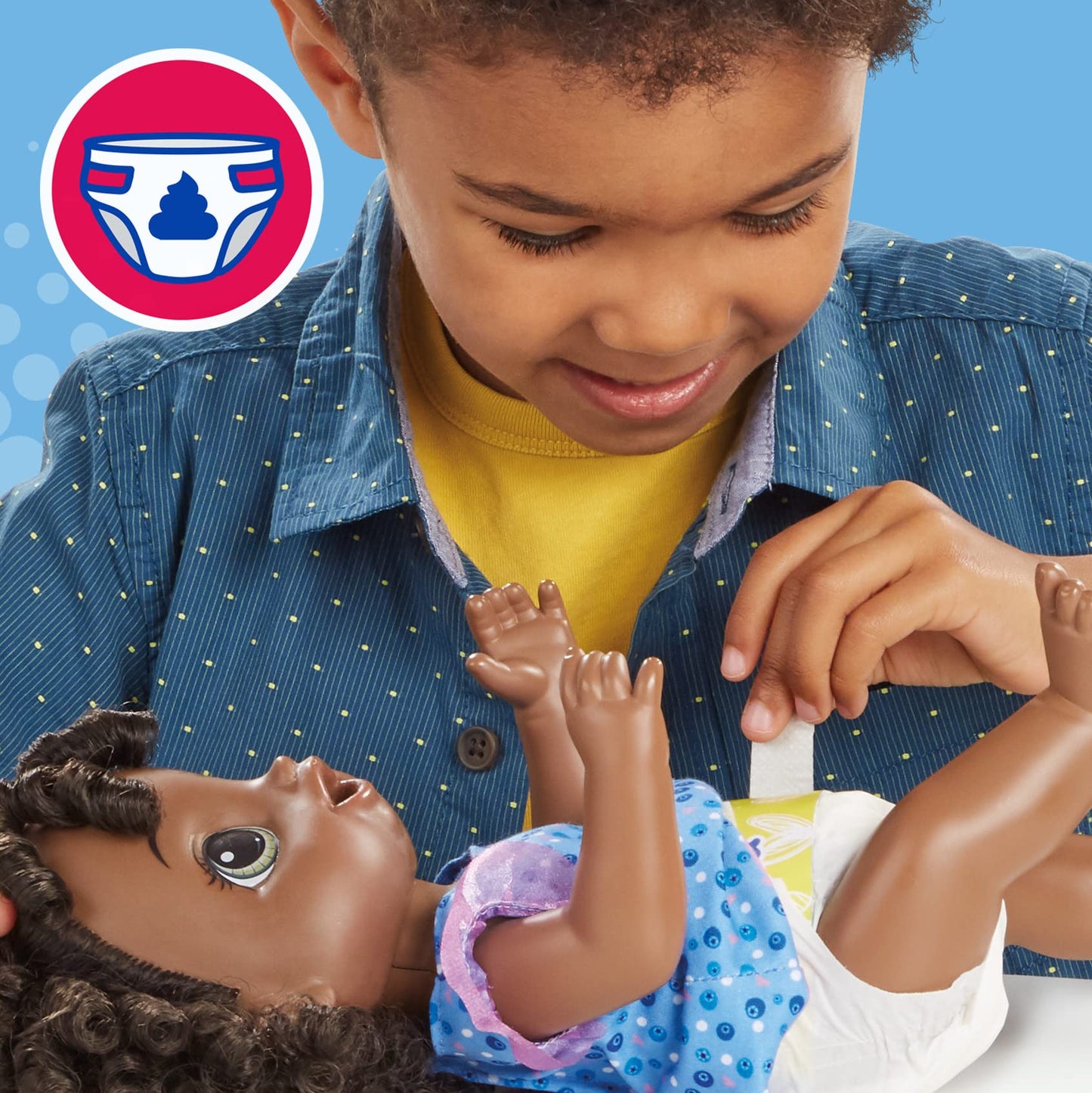 Baby Alive Magical Mixer Blueberry Blast Doll – Blender, Drinks & Wets (Ages 3+)