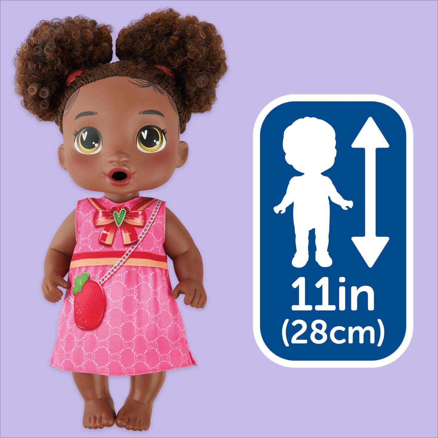 Baby Alive Bubbly Tea Party Berry Boo Doll – 11in with Teapot Accessories