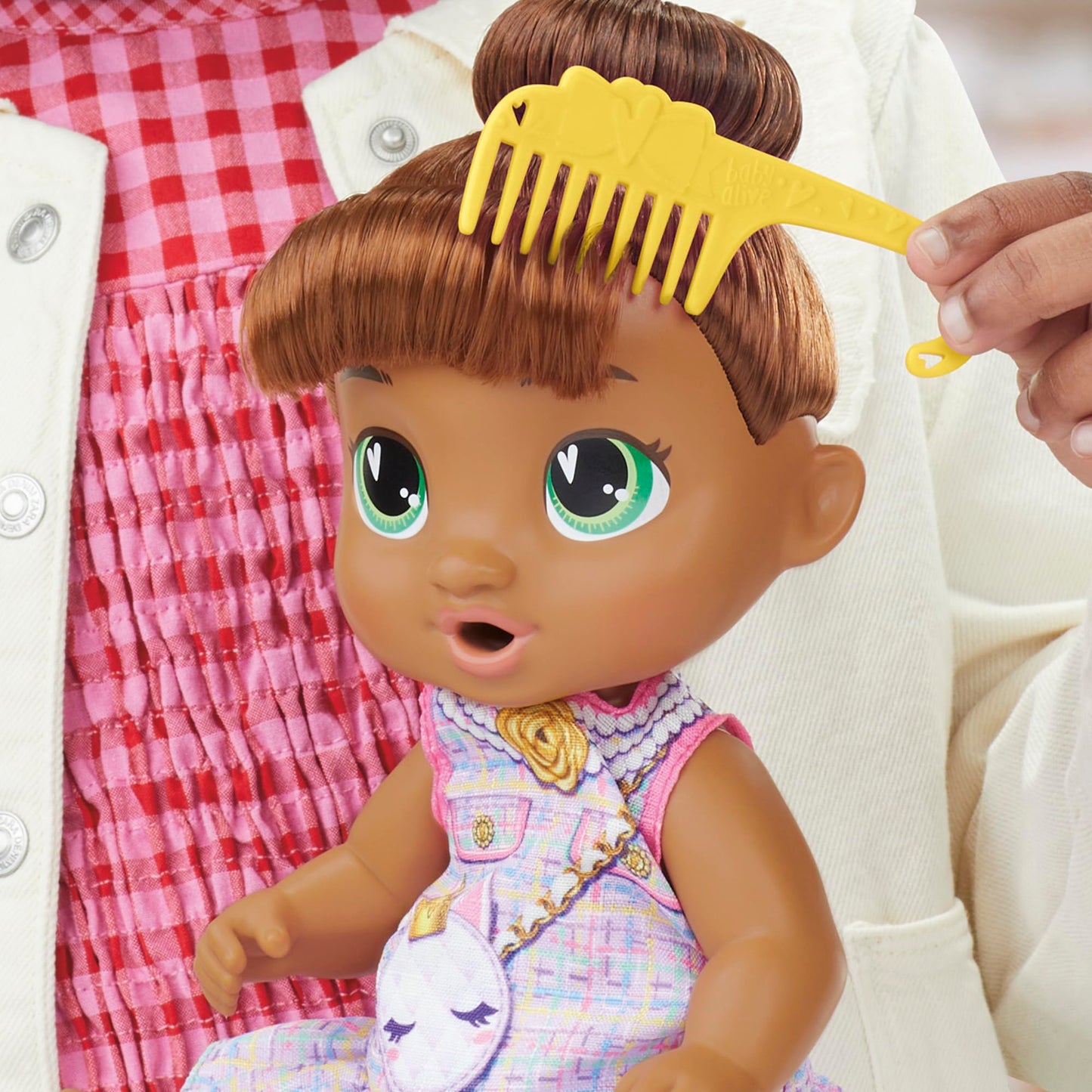 Baby Alive Bubbly Tea Party Sophia Sparkle Doll with Teapot Accessories | 11-Inch Playset for 3+