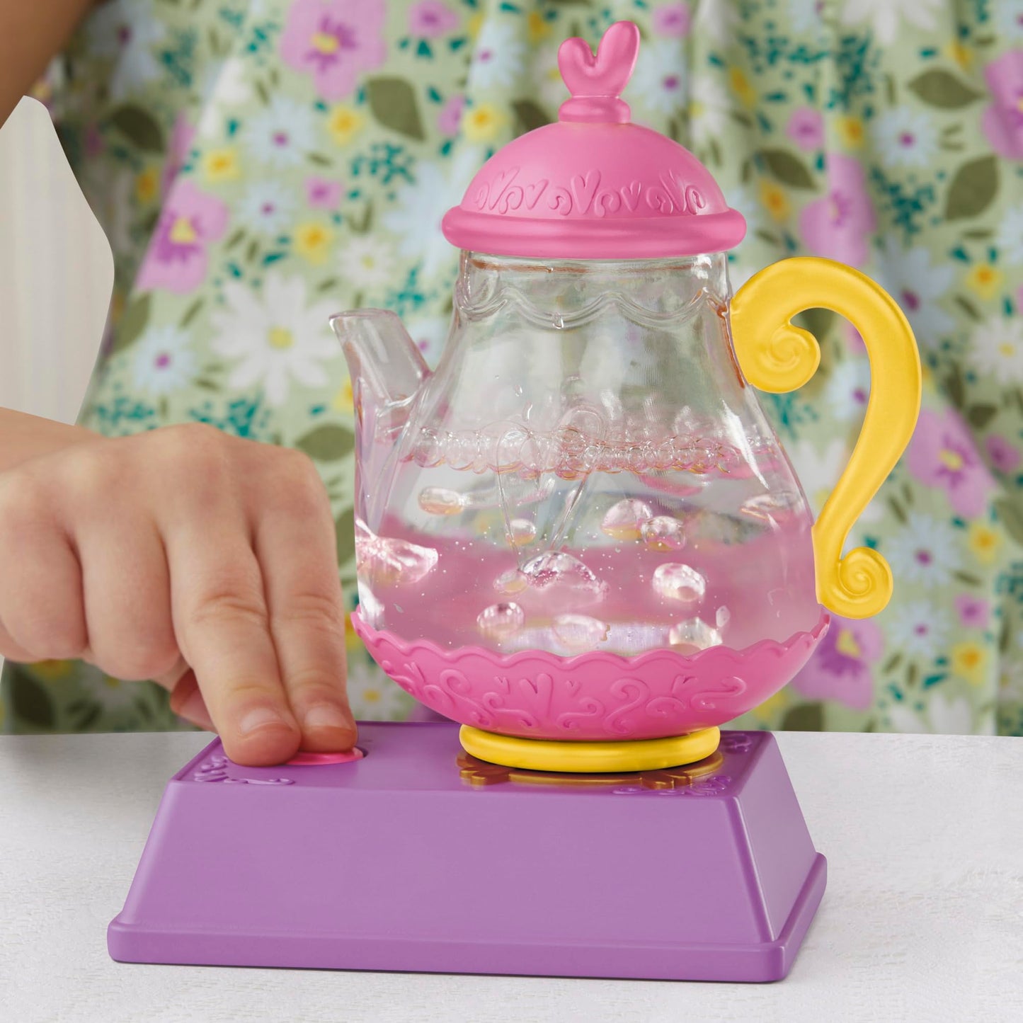 Baby Alive Bubbly Tea Party Sophia Sparkle Doll with Teapot Accessories | 11-Inch Playset for 3+