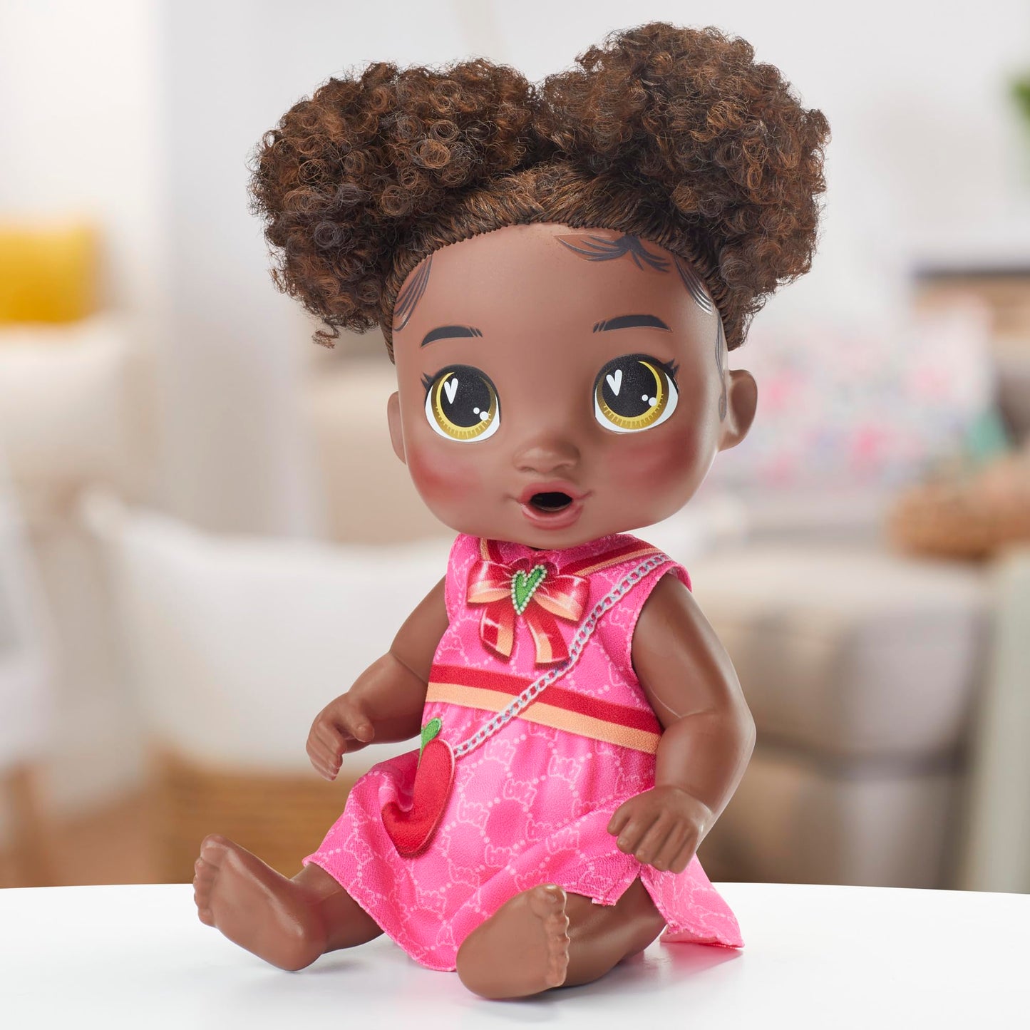 Baby Alive Bubbly Tea Party Berry Boo Doll – 11in with Teapot Accessories