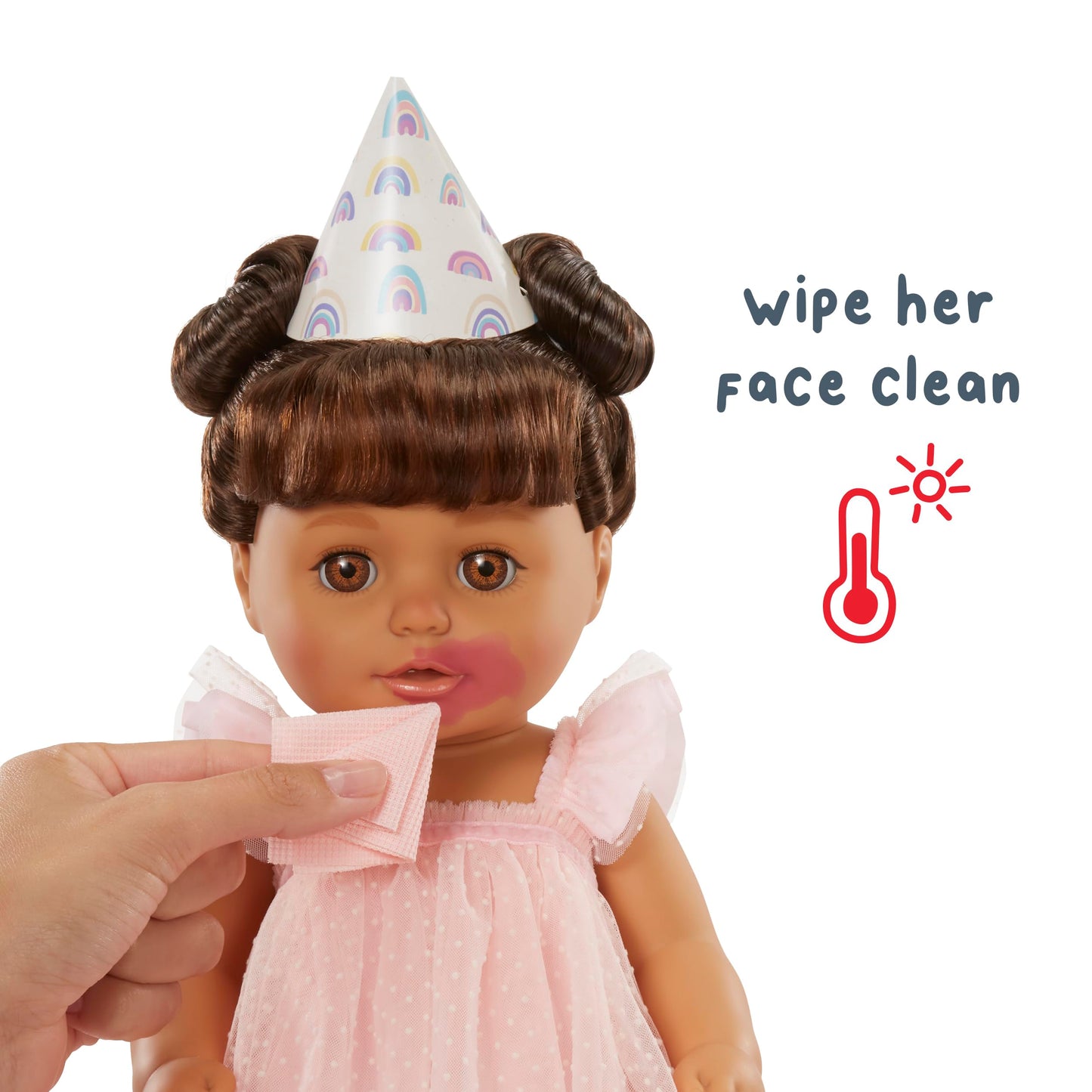 Baby Born Ava Birthday Doll – Color Change, Rooted Hair, Open & Close Eyes (Ages 3+)