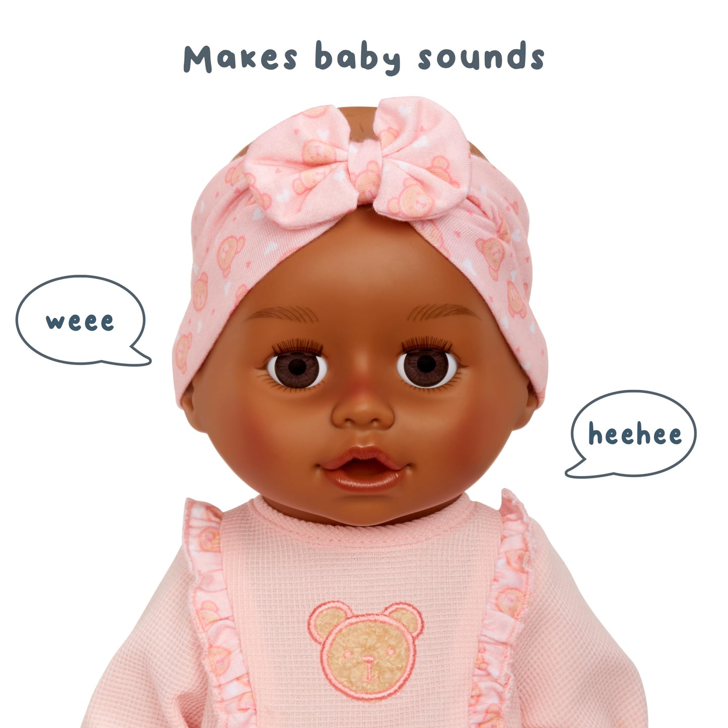 BABY born Learn to Walk Harper Doll — 6 Realistic Features, Ages 3+