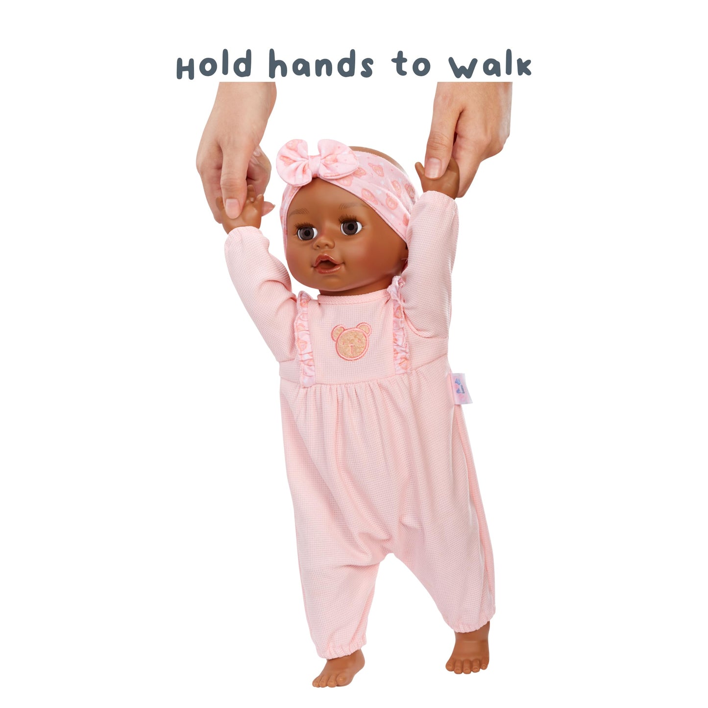 BABY born Learn to Walk Harper Doll — 6 Realistic Features, Ages 3+