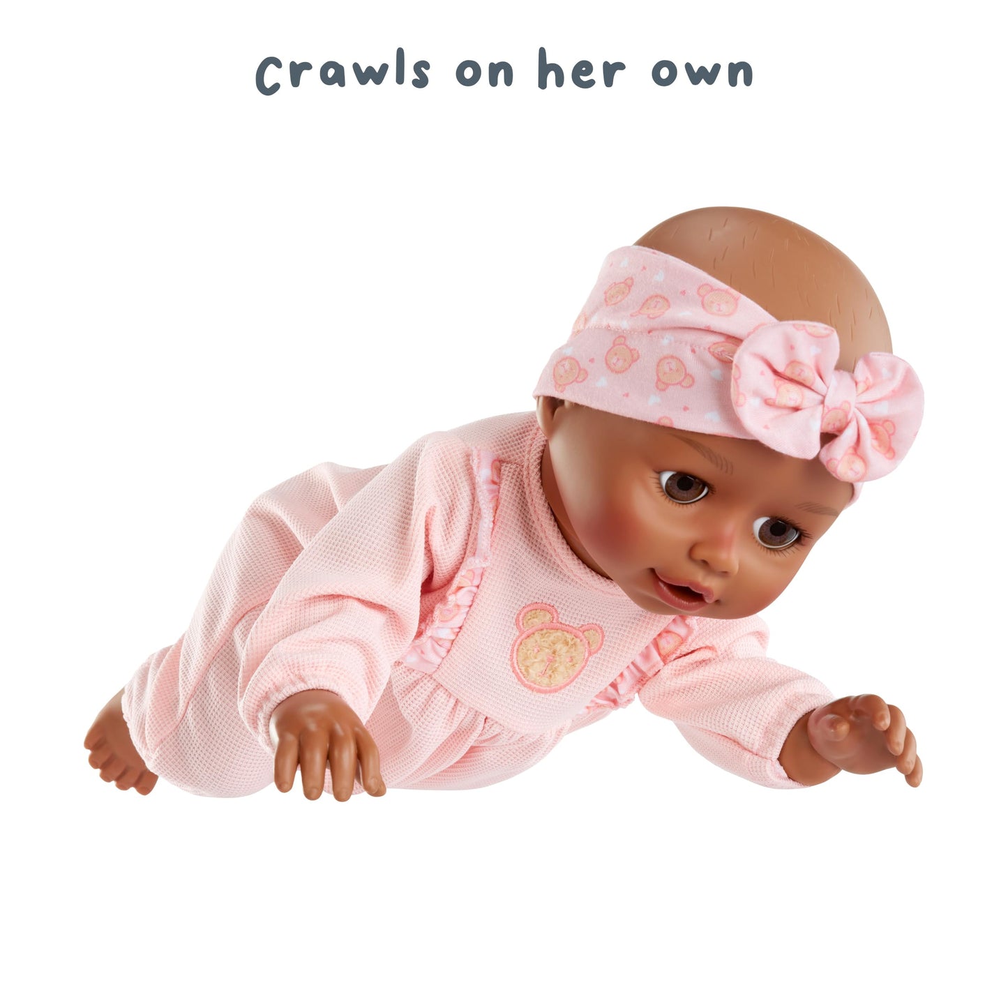 BABY born Learn to Walk Harper Doll — 6 Realistic Features, Ages 3+
