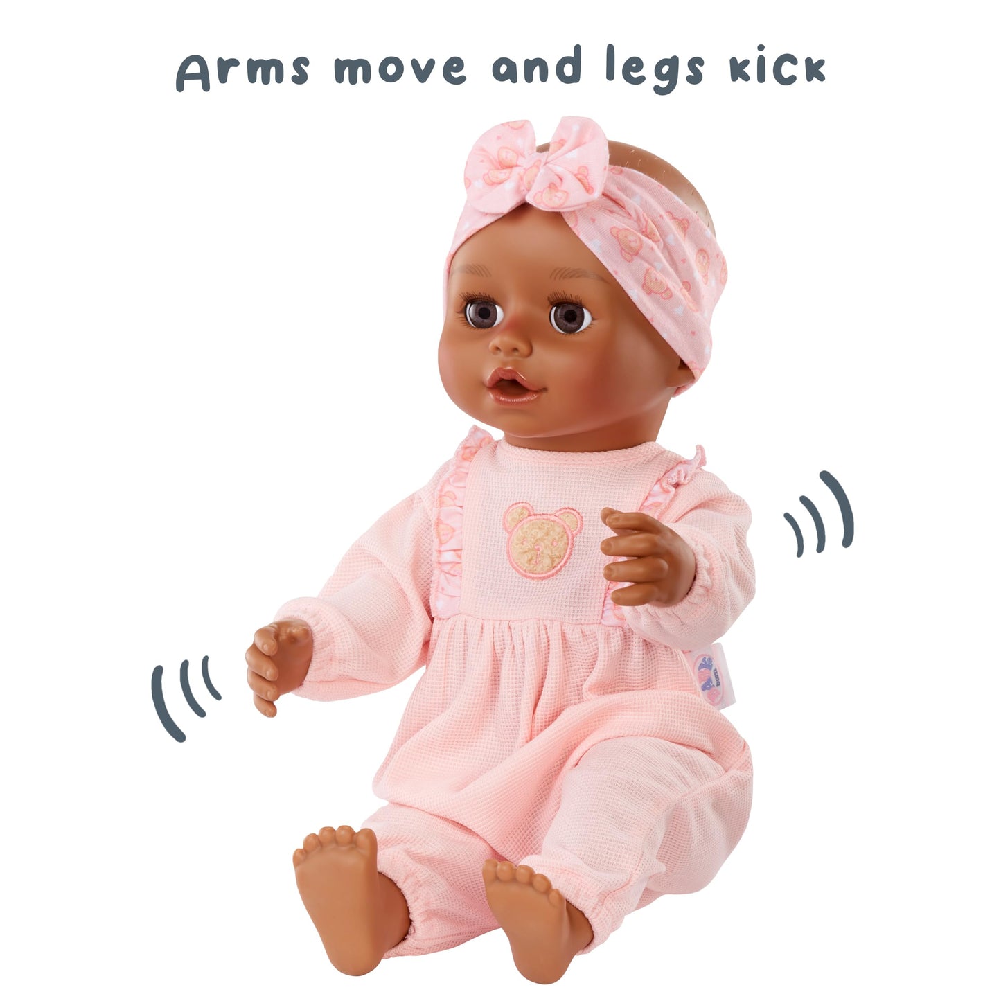 BABY born Learn to Walk Harper Doll — 6 Realistic Features, Ages 3+
