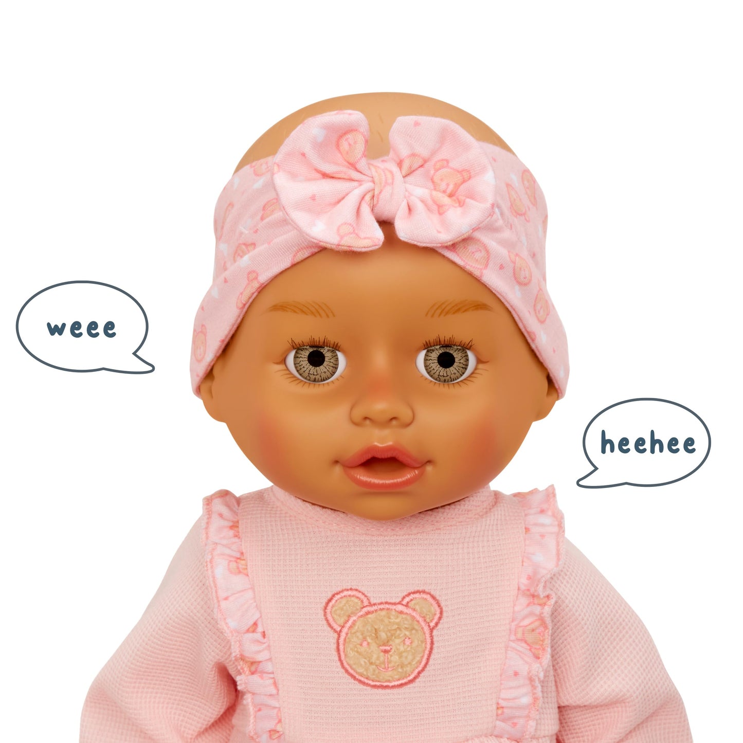 Baby Born Learn to Walk Olivia Doll – Gray-Green Eyes | Crawls, First Steps, and Realistic Sounds