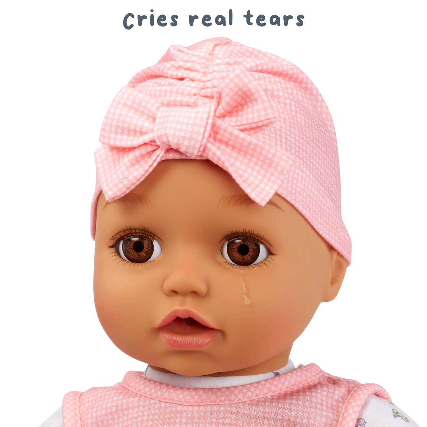 Baby Born My Real Baby Ava – Realistic Soft-Bodied Doll with Light Brown Eyes (Ages 3+)