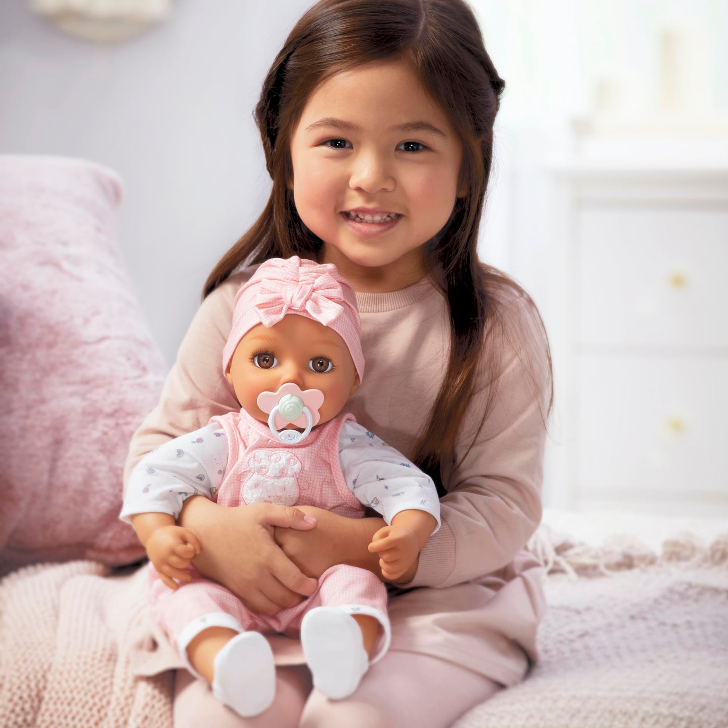 Baby Born My Real Baby Ava – Realistic Soft-Bodied Doll with Light Brown Eyes (Ages 3+)