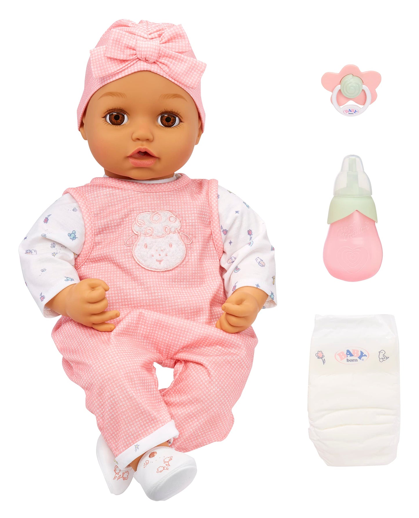 Baby Born My Real Baby Ava – Realistic Soft-Bodied Doll with Light Brown Eyes (Ages 3+)