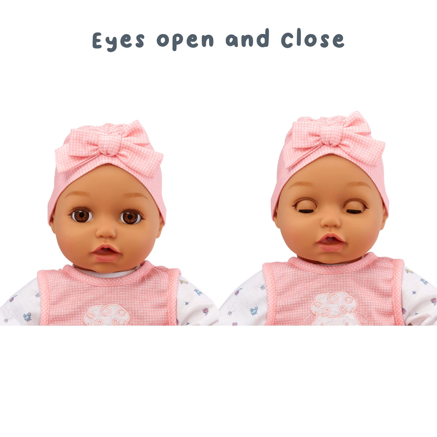 Baby Born My Real Baby Ava – Realistic Soft-Bodied Doll with Light Brown Eyes (Ages 3+)