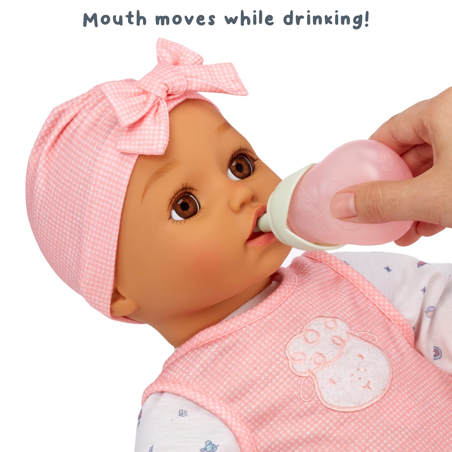 Baby Born My Real Baby Ava – Realistic Soft-Bodied Doll with Light Brown Eyes (Ages 3+)