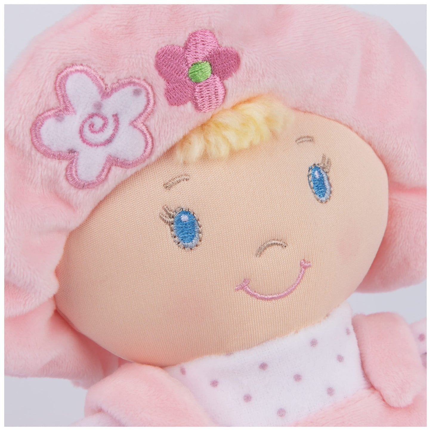 GUND Baby My First Dolly – 13” Plush Doll for Babies & Toddlers | Pink/White