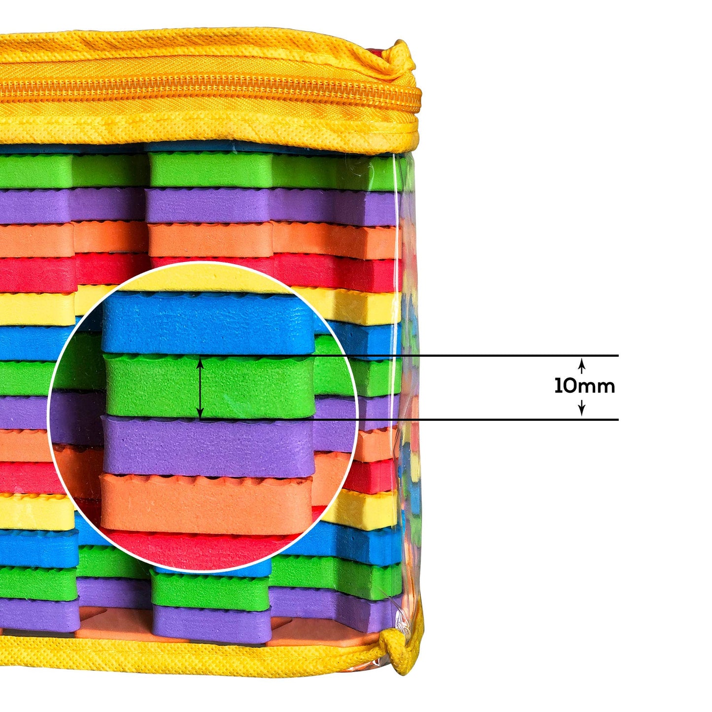 BABY LOOVI Non-Toxic Interlocking Foam Play Mat – 36 Tiles, 12x12in, 10mm Thick, 36 Sq Ft