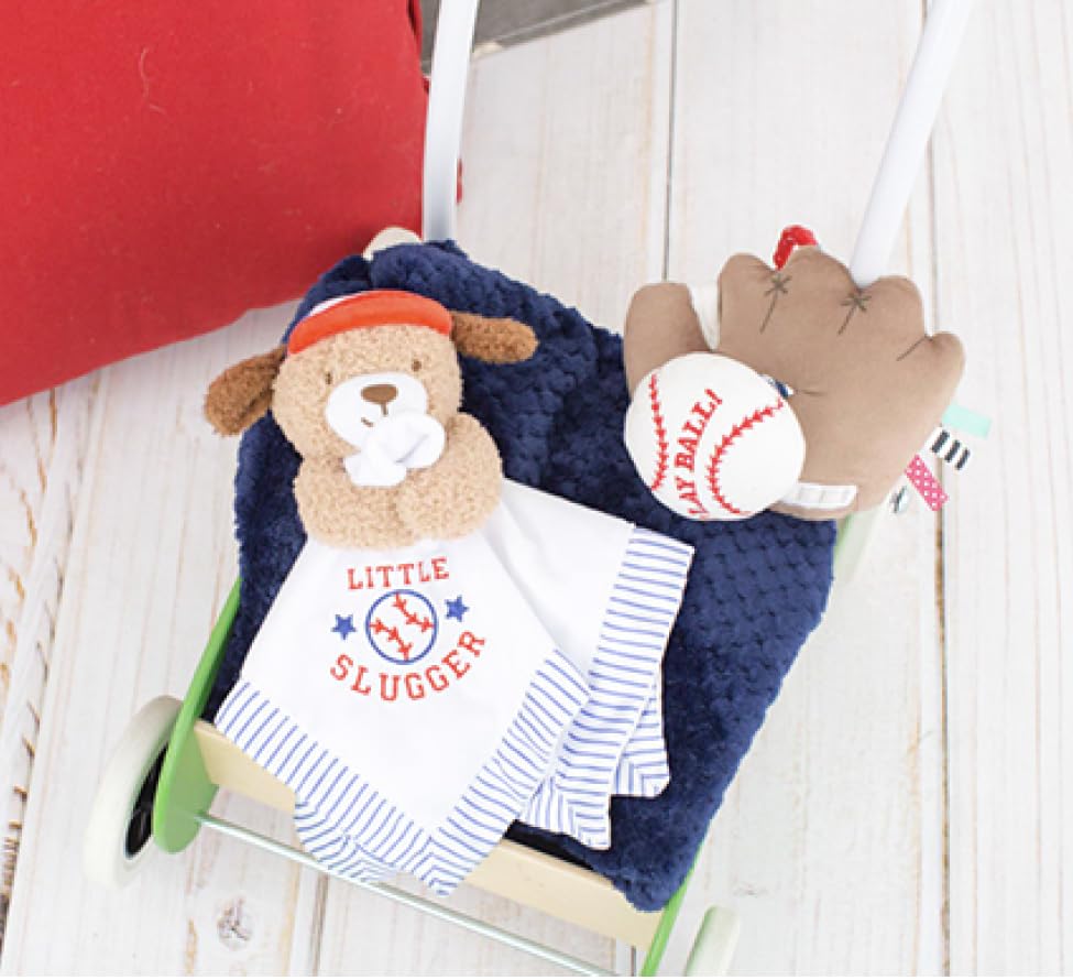 Baby Starters Magic Years Baseball Activity Toy — Pull & Jiggle Vibration, Rattle, Travel Hook (7 inch)