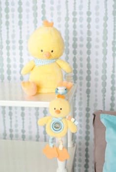 Baby Starters Plush 10-Inch Activity Toy with Teethers, Crinkle, Spinner – Yellow Chick