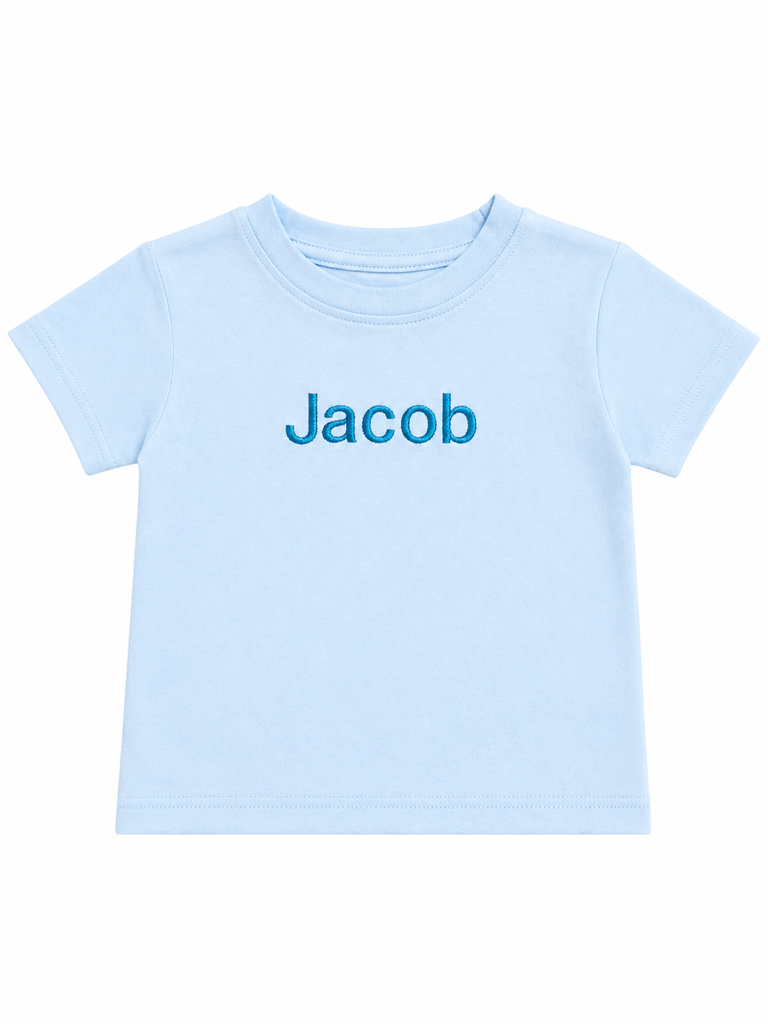 Baby Blue Premium Crewneck Personalised T-shirt