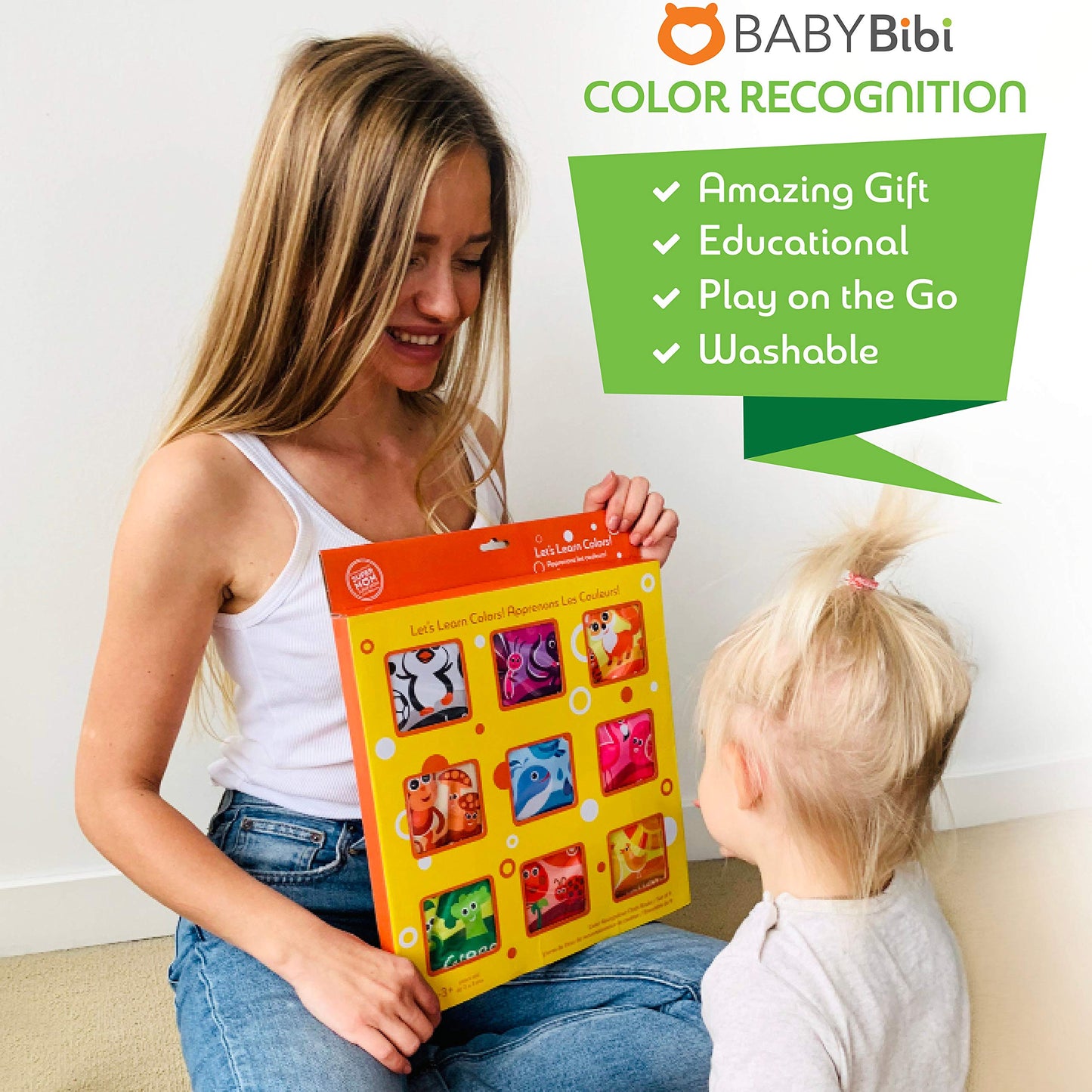 BabyBibi Cloth Books for Babies (Set of 9) – Color Recognition Series