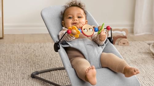 BabyBjörn Googly Eyes Wooden Toy for Bouncer | Secure Attachment