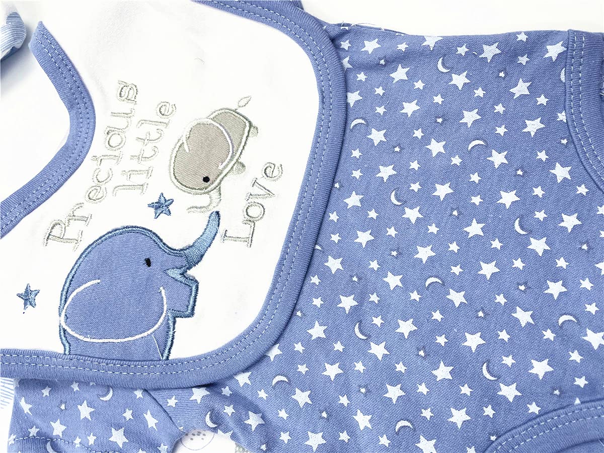 Babyfere Reborn Dolls Boy Clothes 5-Piece Elephant Outfit Set for 20-22 Inch Dolls