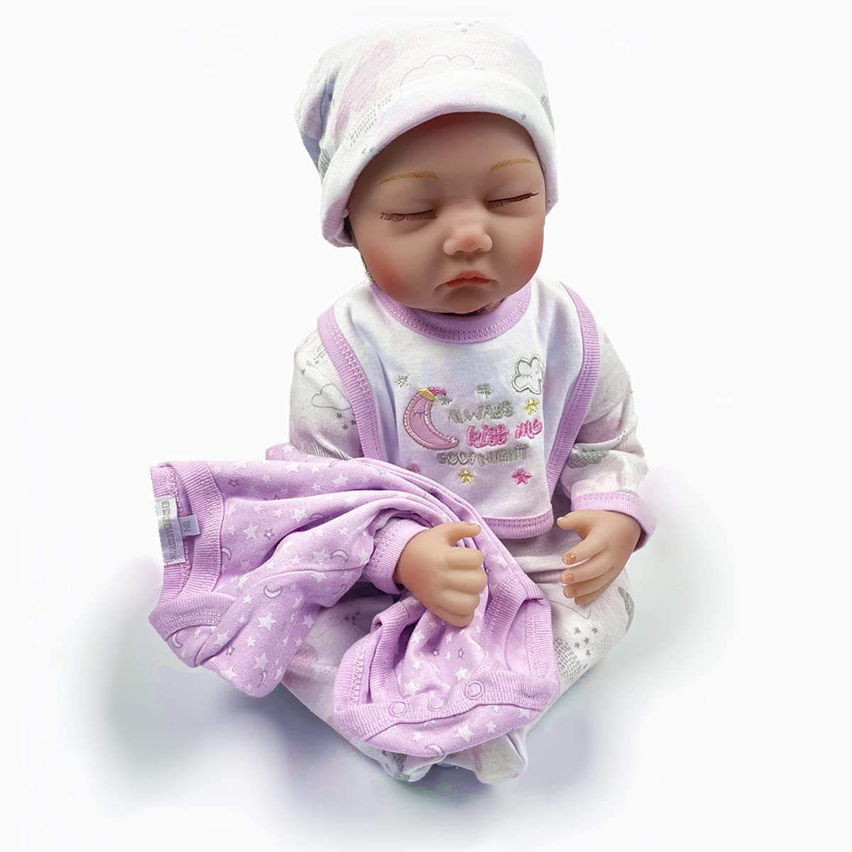 Babyfere Reborn Dolls Clothes Set – 22-Inch Girl Outfit, 5-Piece for 20-23-Inch Dolls
