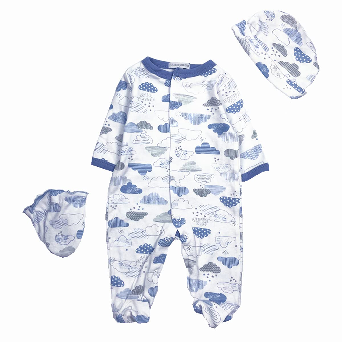 Babyfere Reborn Dolls Boy Clothes 5-Piece Elephant Outfit Set for 20-22 Inch Dolls