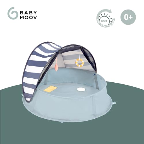Babymoov Aquani 3-in-1 Pop Up Tent, Kiddie Pool & Play Area – Marine