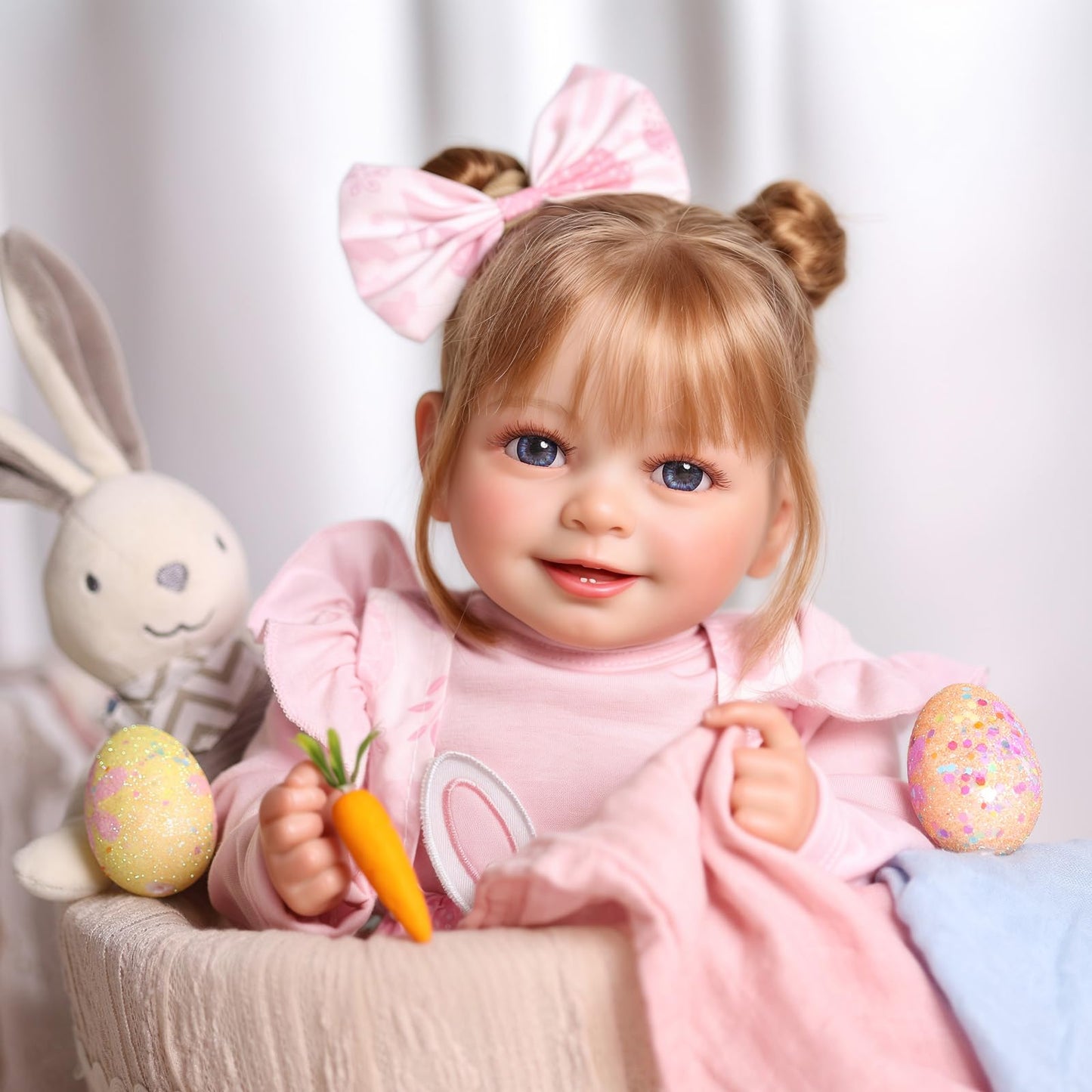 BABESIDE Doreen 20-Inch Lifelike Reborn Baby Doll – Realistic Soft Body with Feeding Accessories | For Kids 3+