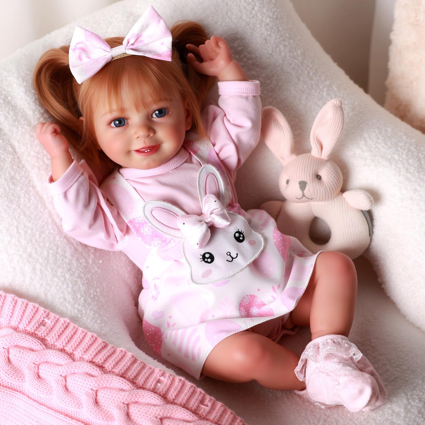 BABESIDE Doreen 20-Inch Lifelike Reborn Baby Doll – Realistic Soft Body with Feeding Accessories | For Kids 3+