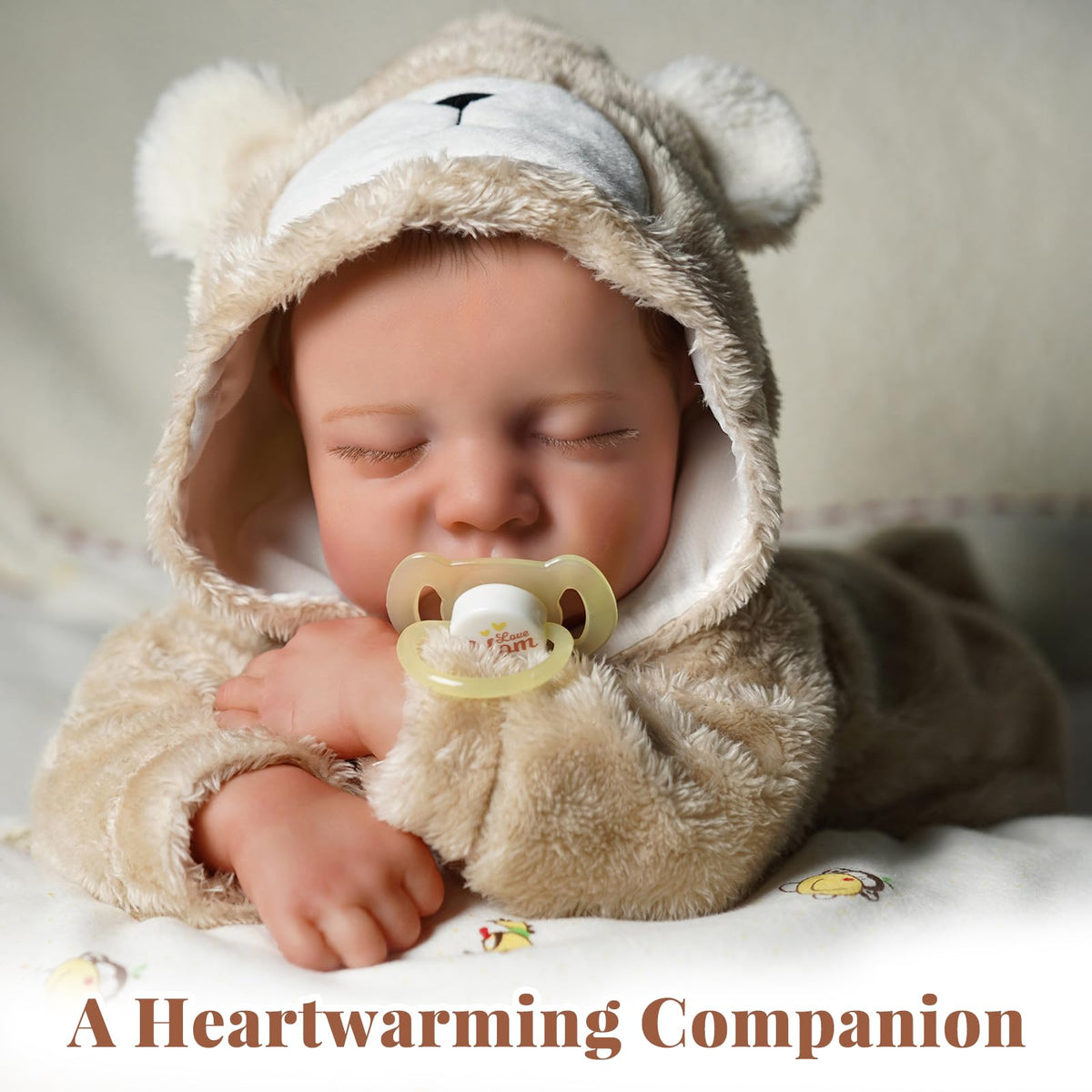 BABESIDE Lifelike Reborn Baby Boy Doll - 17-Inch Soft Body Realistic Newborn Vinyl