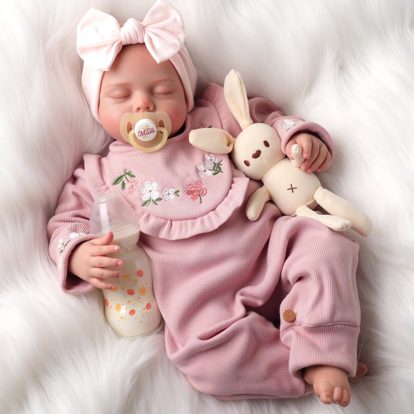 BABESIDE Lifelike Reborn Baby Doll – 20-Inch Realistic Newborn with Gift Box