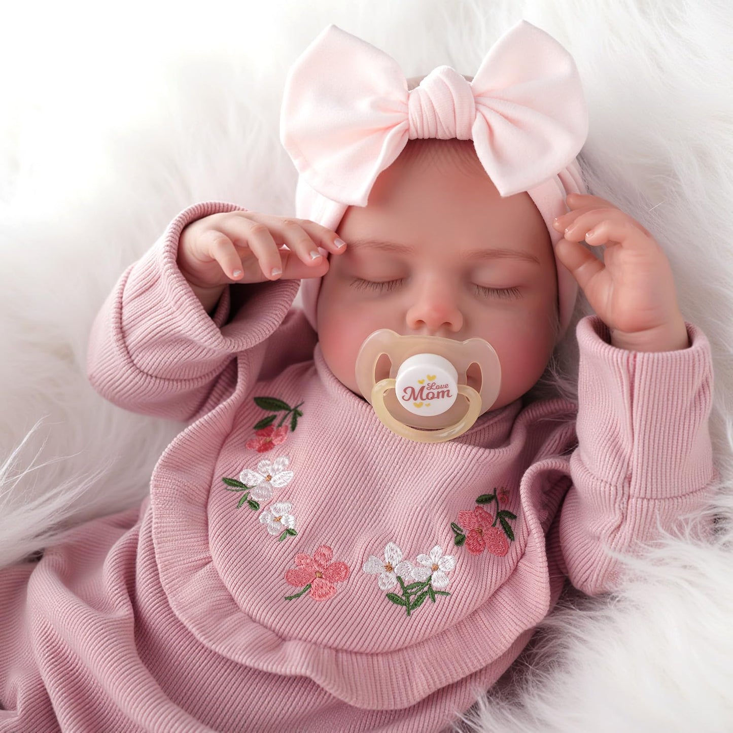 BABESIDE Lifelike Reborn Baby Doll – 20-Inch Realistic Newborn with Gift Box