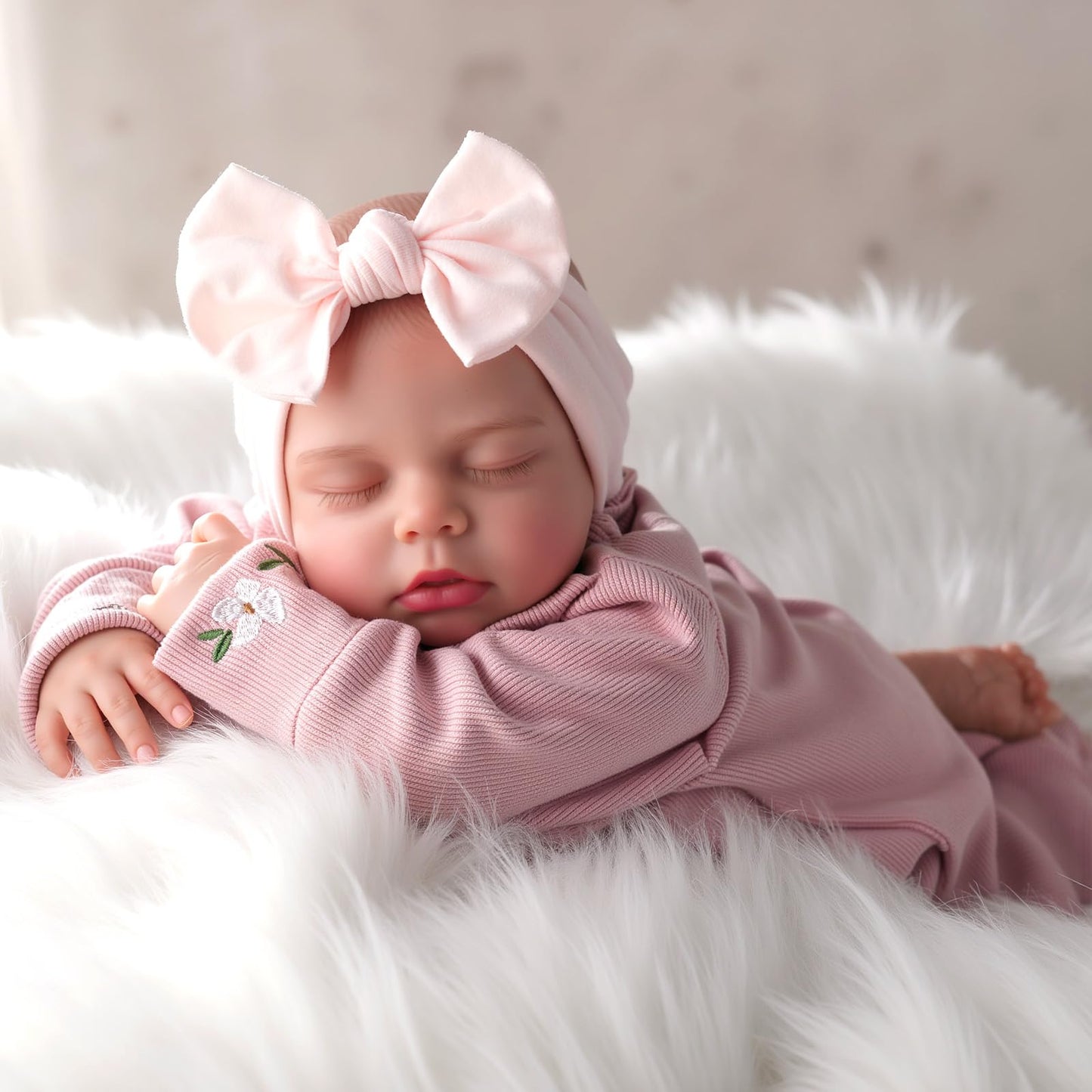BABESIDE Lifelike Reborn Baby Doll – 20-Inch Realistic Newborn with Gift Box