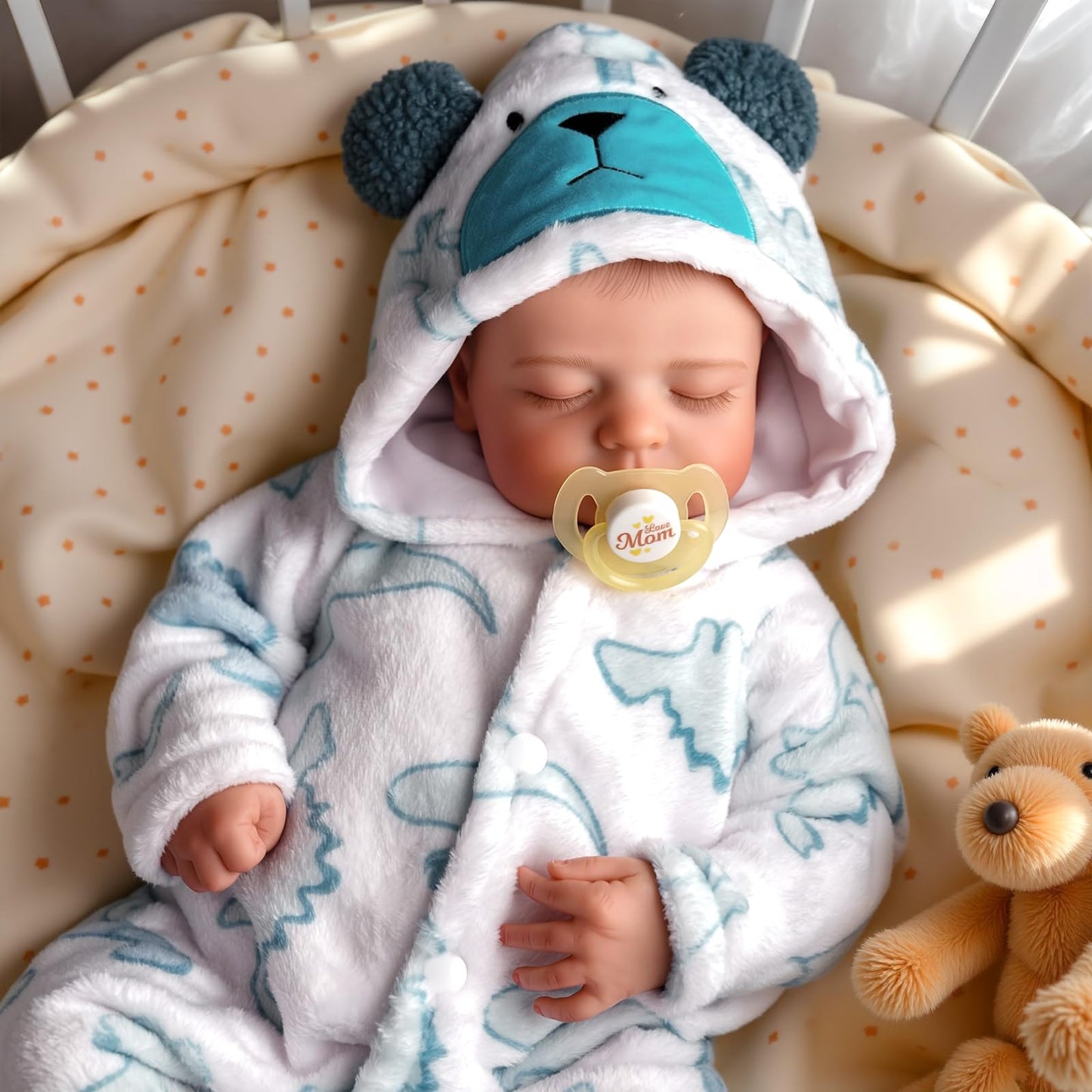 BABESIDE Reborn Baby Doll Boy – 20-Inch Lifelike Poseable Doll
