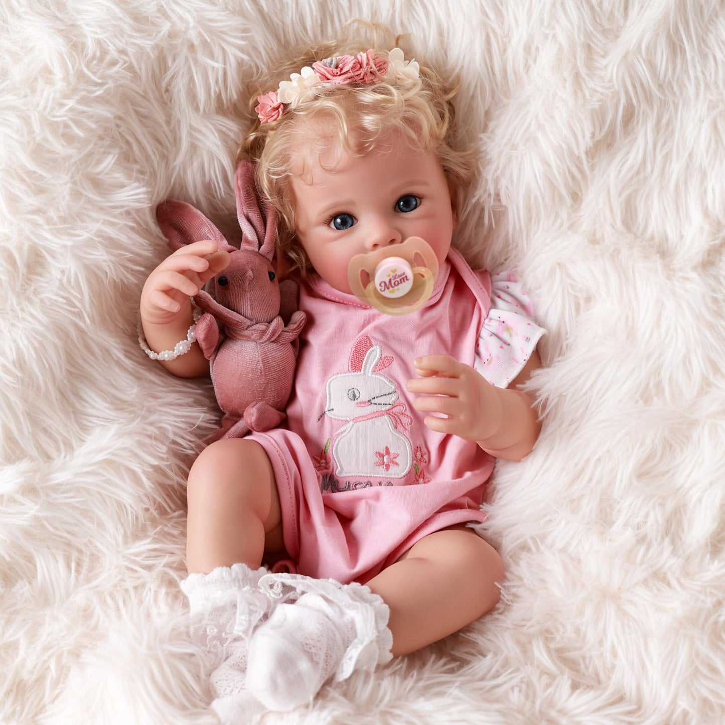 BABESIDE Reborn Baby Dolls – 17-Inch Soft Body Realistic Doll Girl with Gift Box