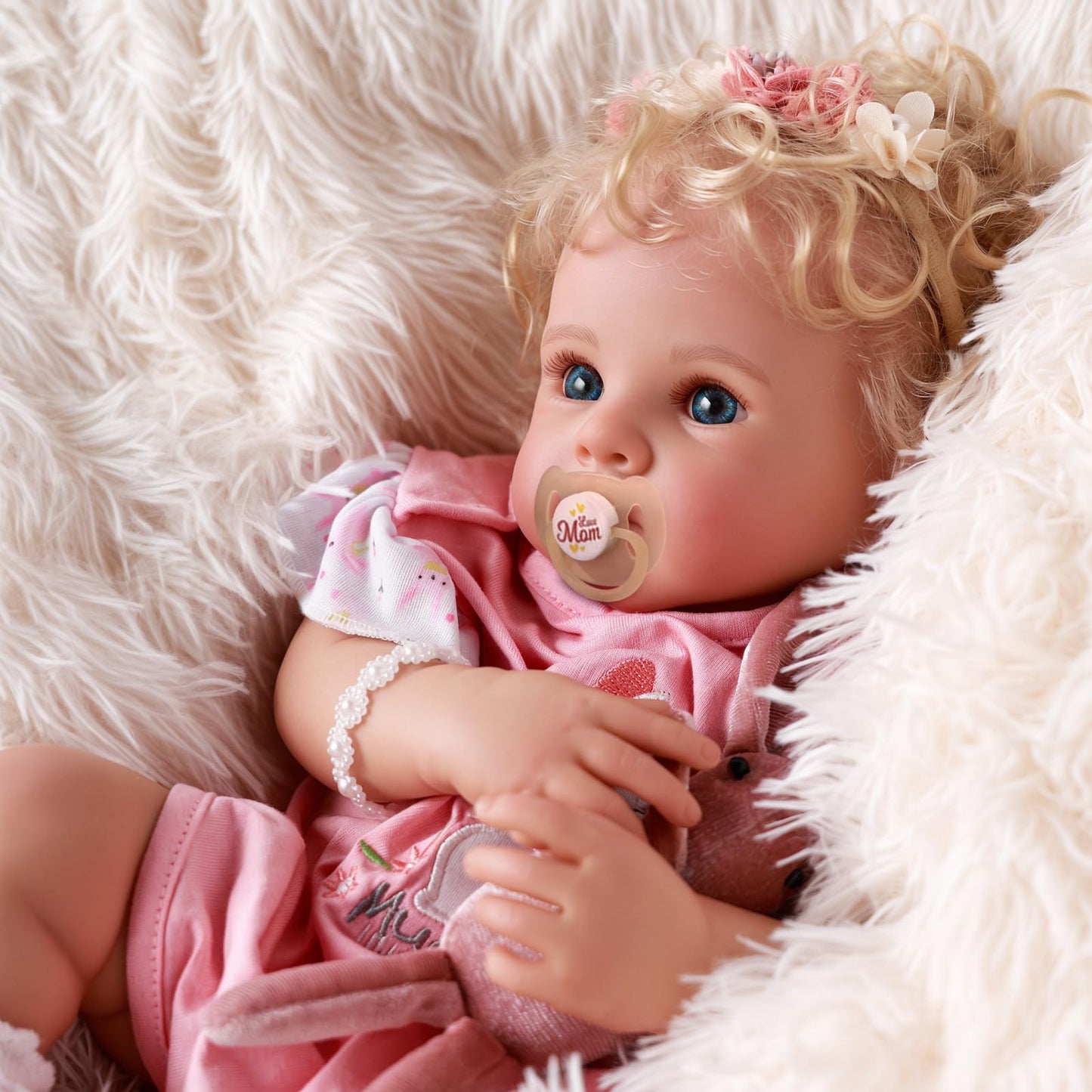 BABESIDE Reborn Baby Dolls – 17-Inch Soft Body Realistic Doll Girl with Gift Box