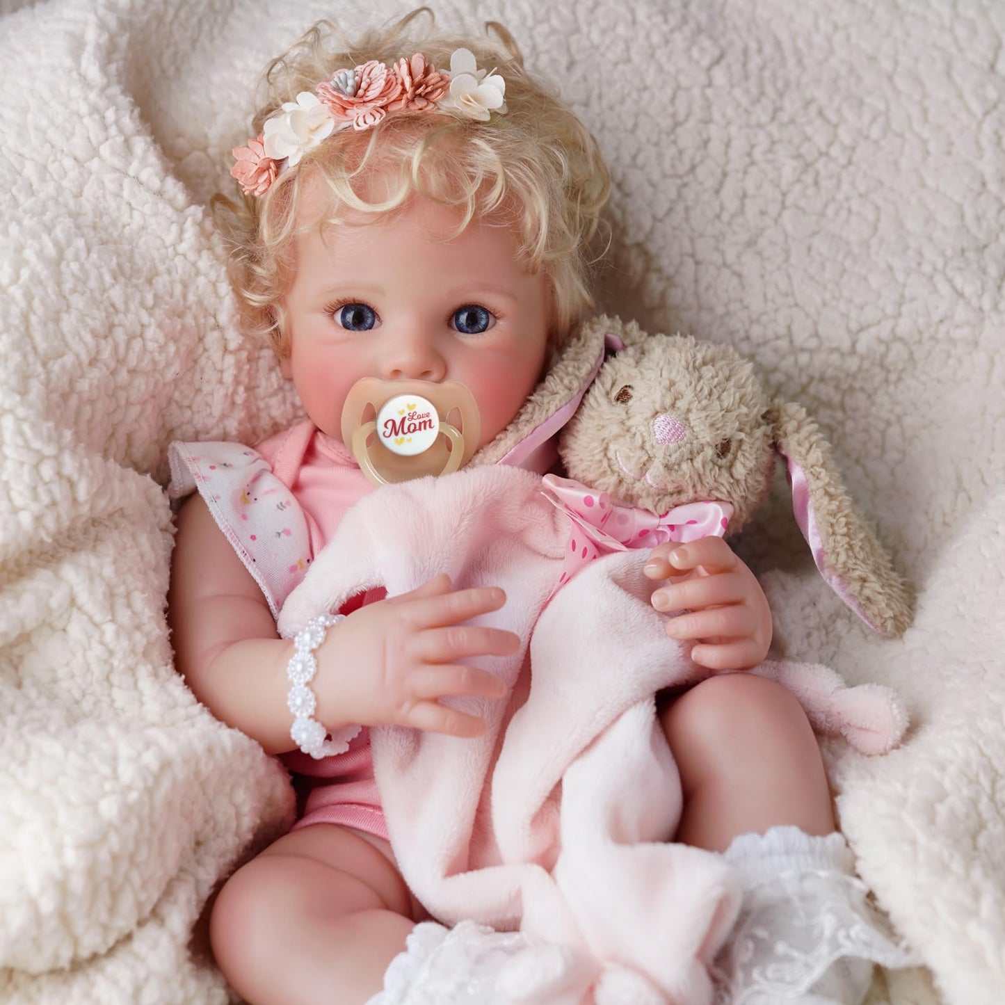 BABESIDE Reborn Baby Dolls – 17-Inch Soft Body Realistic Doll Girl with Gift Box