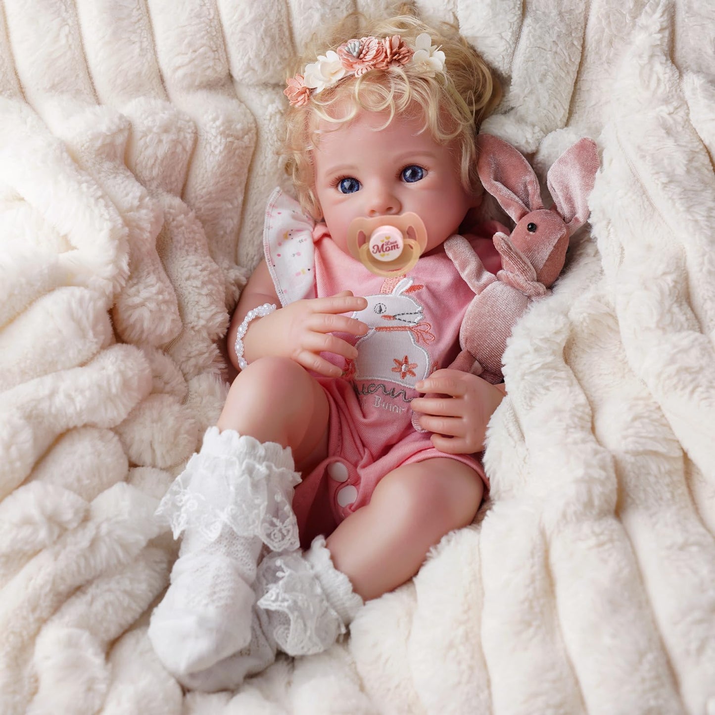 BABESIDE Reborn Baby Dolls – 17-Inch Soft Body Realistic Doll Girl with Gift Box