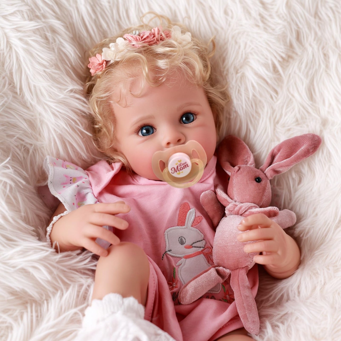 BABESIDE Reborn Baby Dolls – 17-Inch Soft Body Realistic Doll Girl with Gift Box