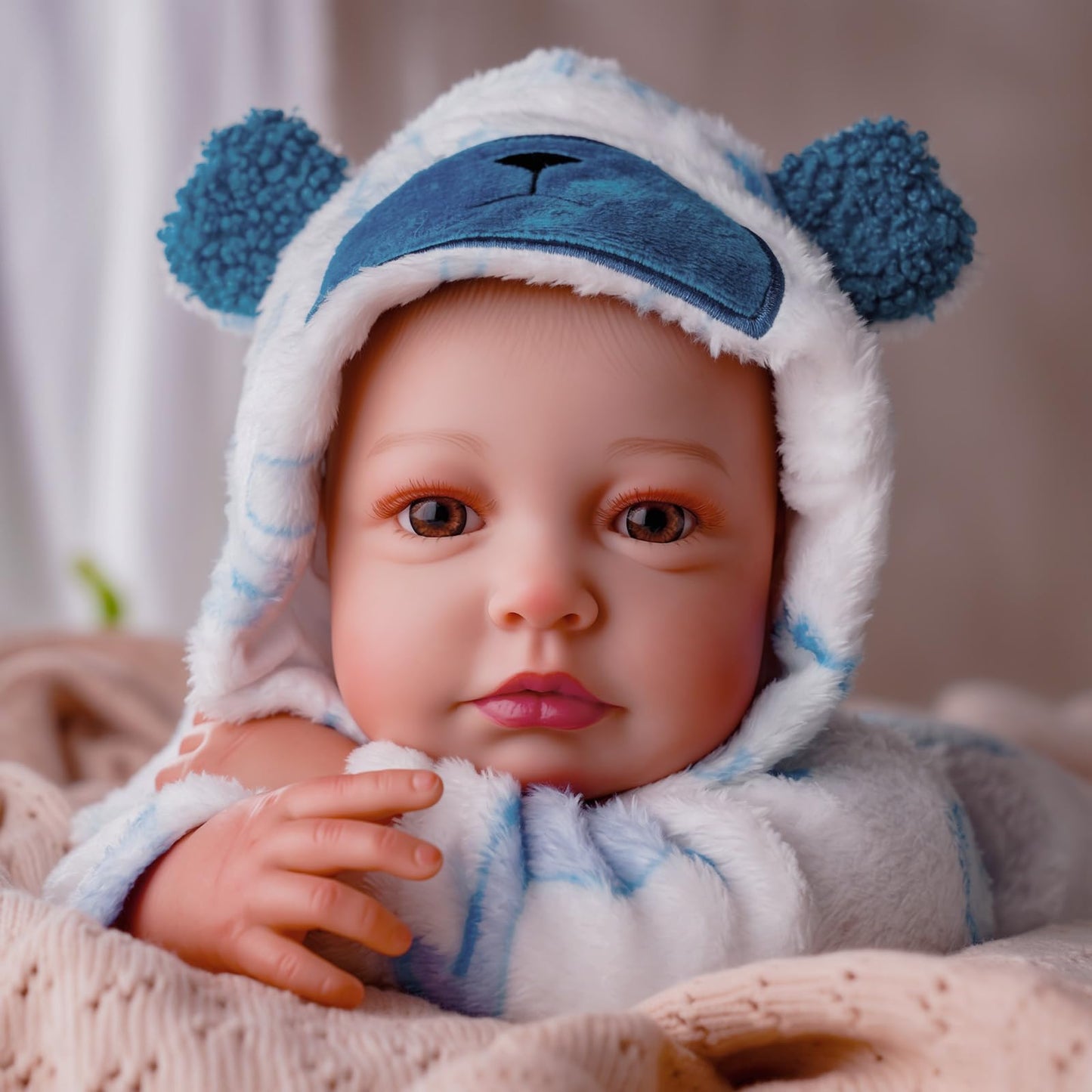 BABESIDE Lifelike Reborn Boy Doll – 20-Inch Poseable Realistic Vinyl & Cloth