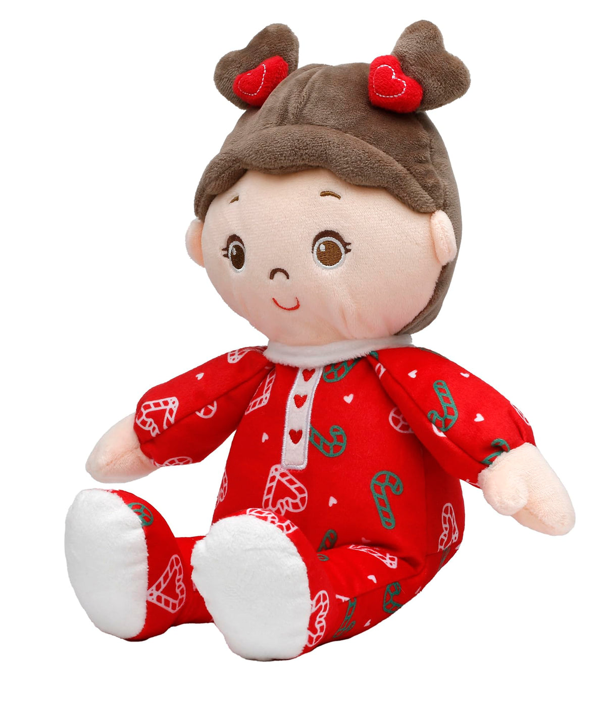 Baby Starters Ruby Doll — Large 13-Inch Soft Doll with Printed Pajamas