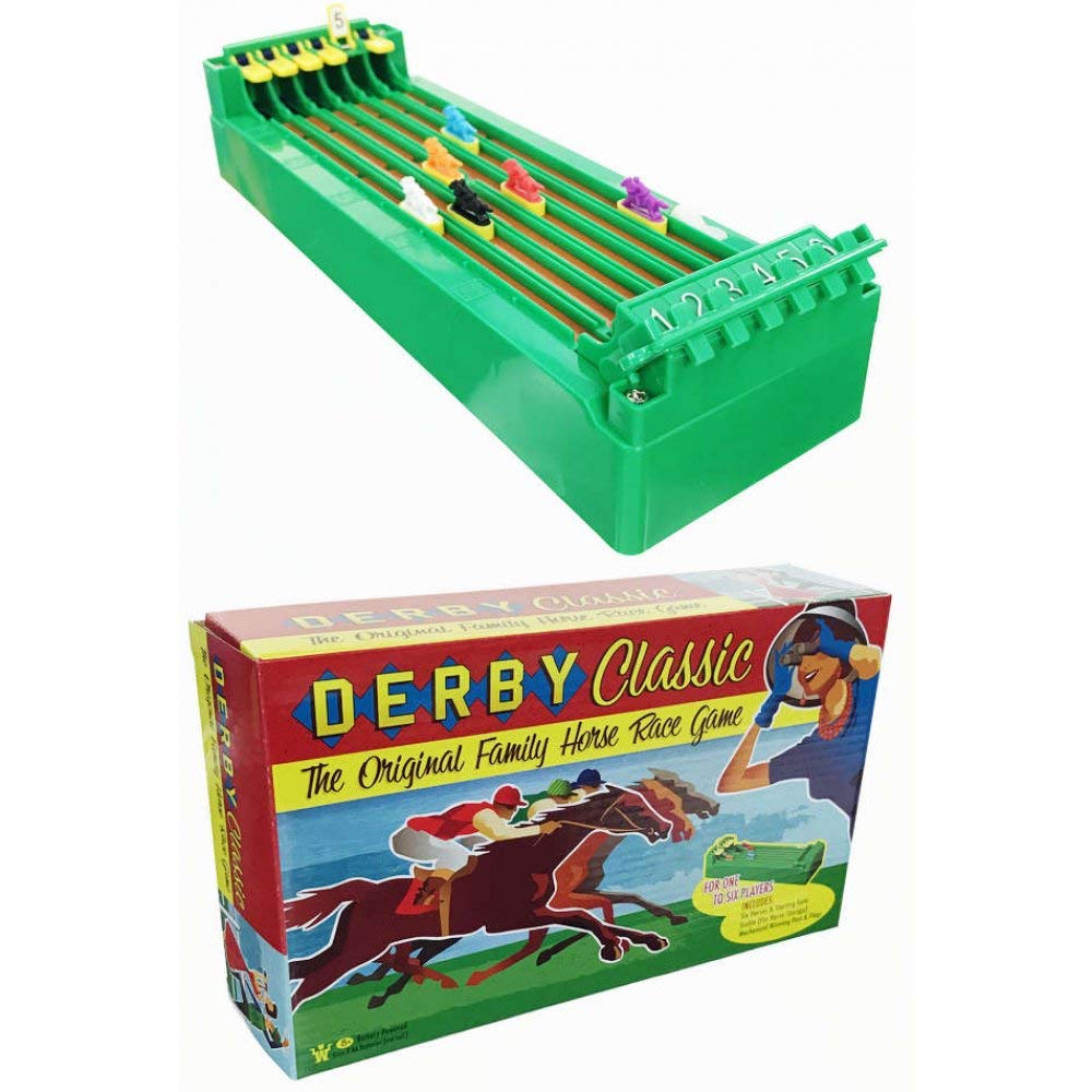 Back to Basics Derby Horse Race (Decision Derby) – Battery Powered Desktop Fun