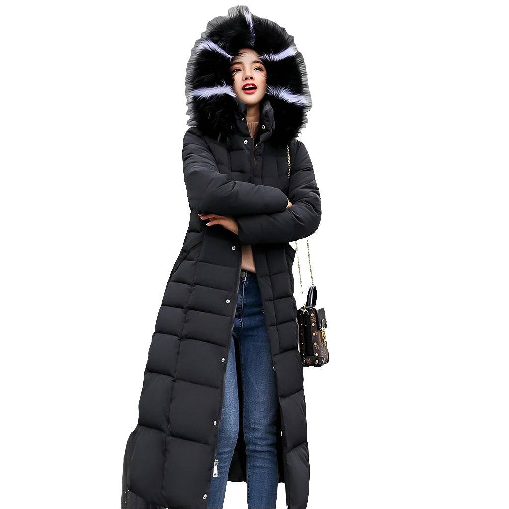 Women's Cotton Padded Warm Thick Parka Jackets