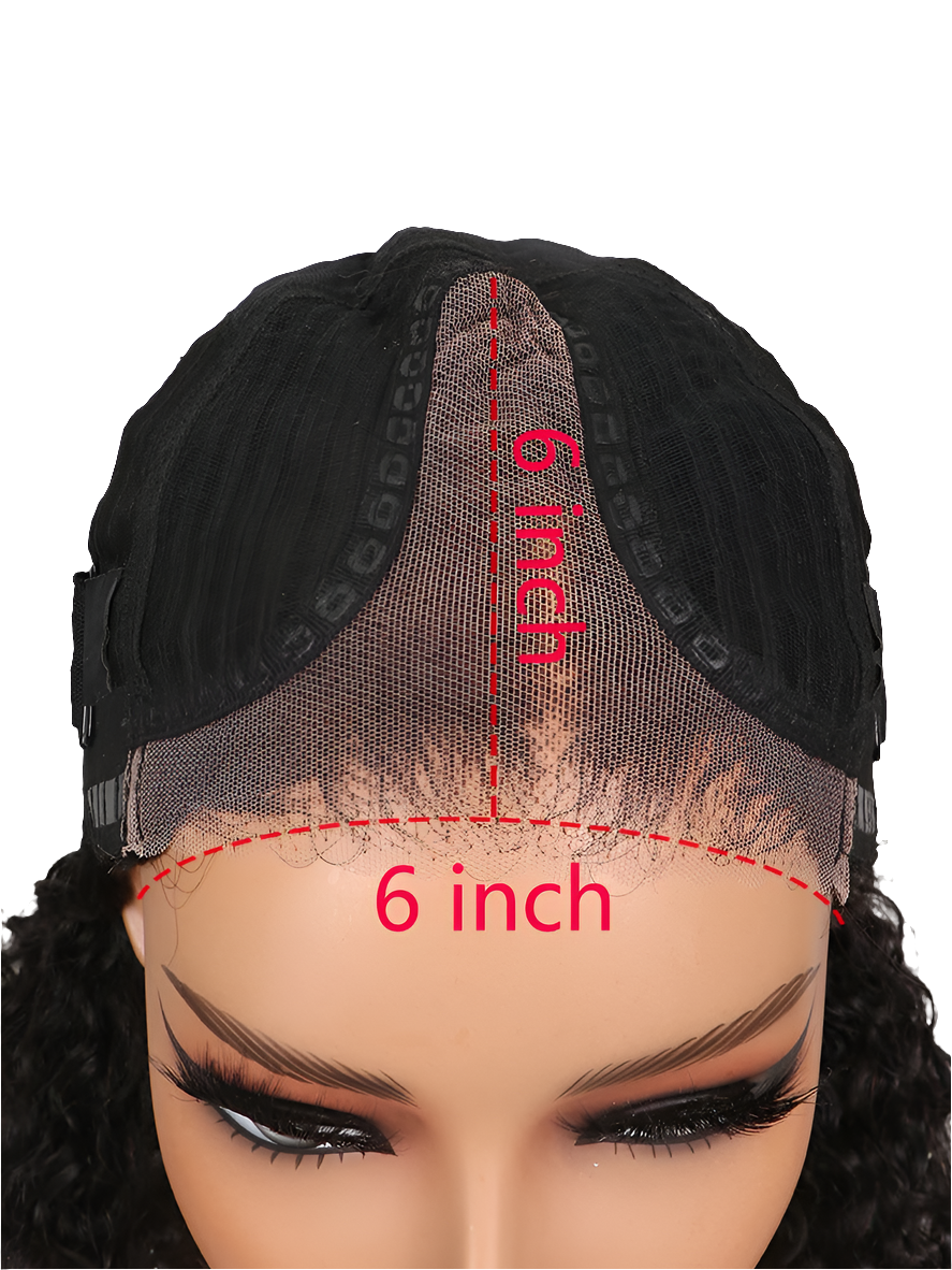 Glueless Curly Wave 6x6 Lace Closure Bob Wig Brazilian Human Hair Lace Wigs Wear and Go Hair Bleached Knots Double Drawn