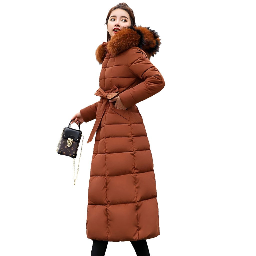Women's Cotton Padded Warm Thick Parka Jackets