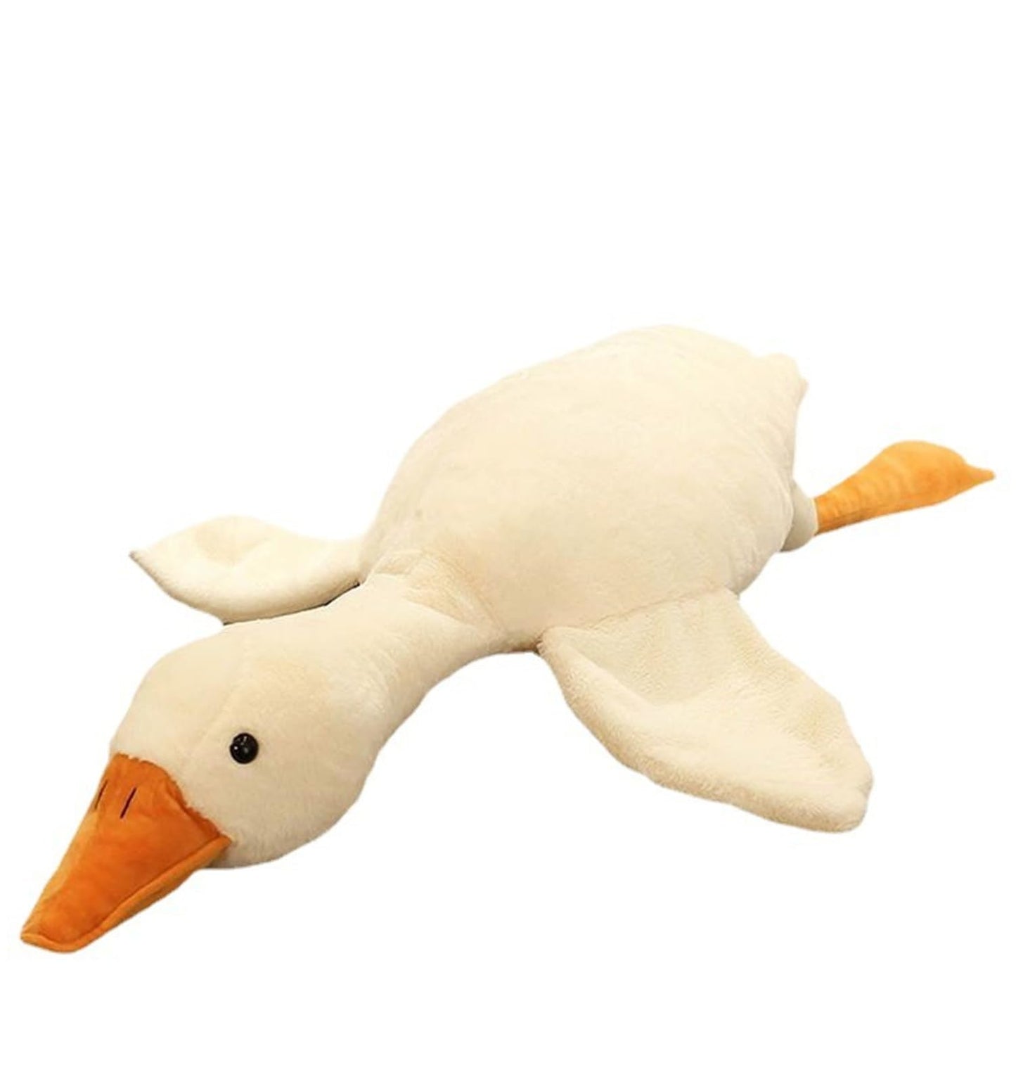 Bacmaze Goose Plush Doll – White Goose Stuffed Animal Pillow 20'' (51.2 in)