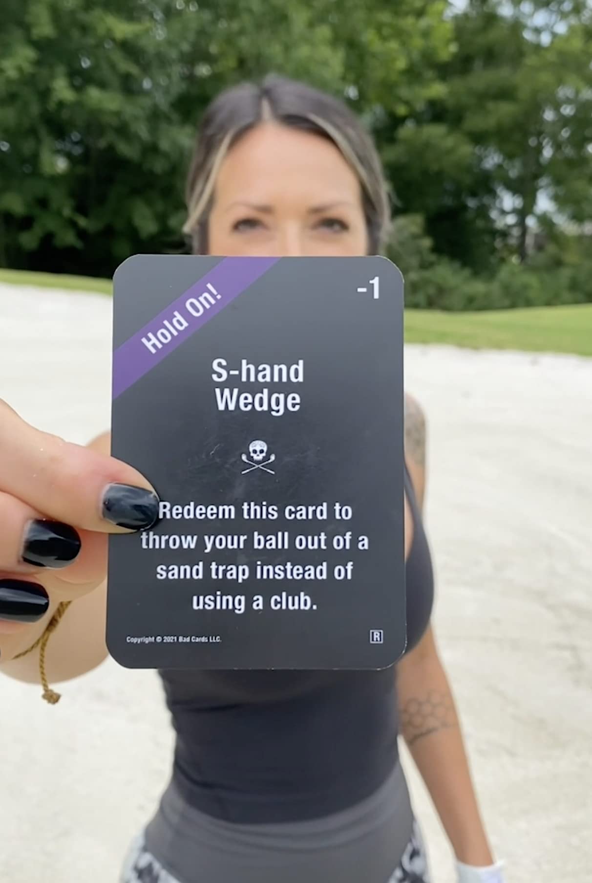 Bad Cards Fore Good Golfers - Interactive Golf Card Game | 107 Playing Cards